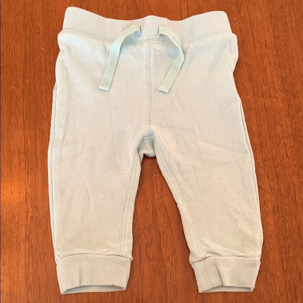 🍓3/$10 Old Navy Cozy Kids Light Teal Joggers size 6-12m
